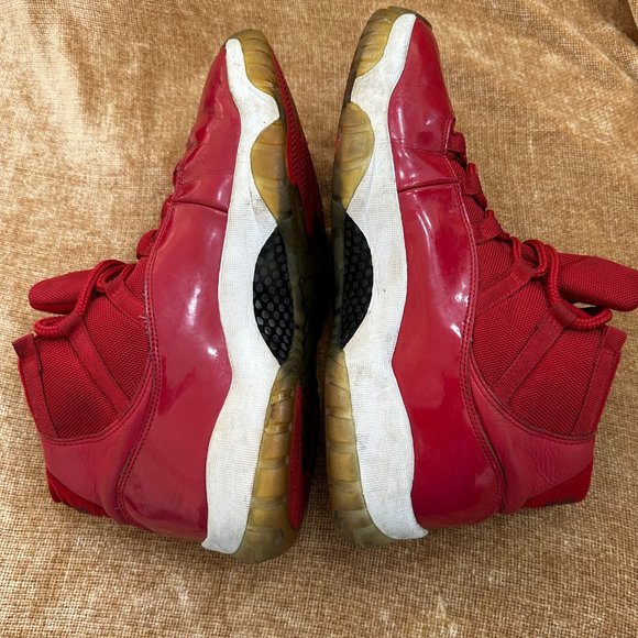 Nike Air Jordan 11 Retro 'Win Like '96' 2017 Sneakers Gym Red 378037-623 Sz 13 - Picture 3 of 7